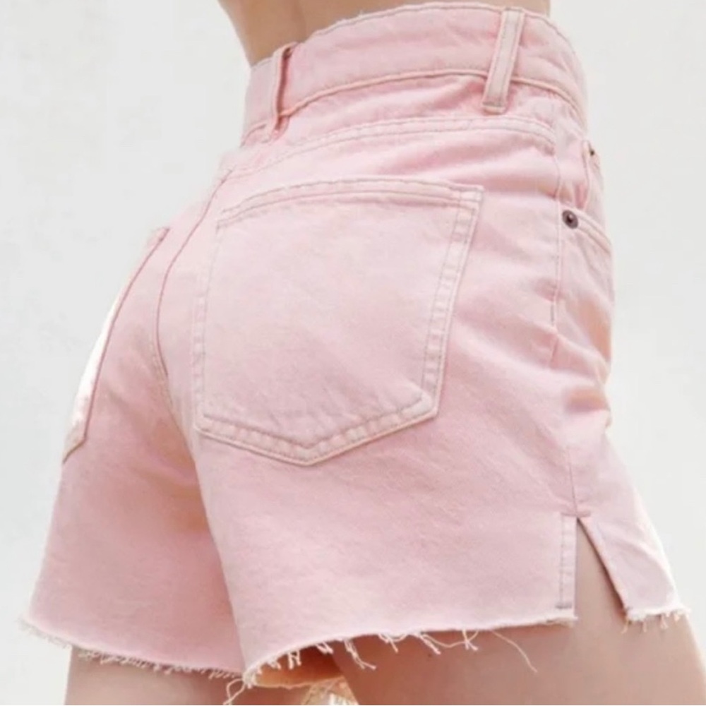 ZARA HIGH RISE DENIM SHORTS
PINK - Picture 2 of 10